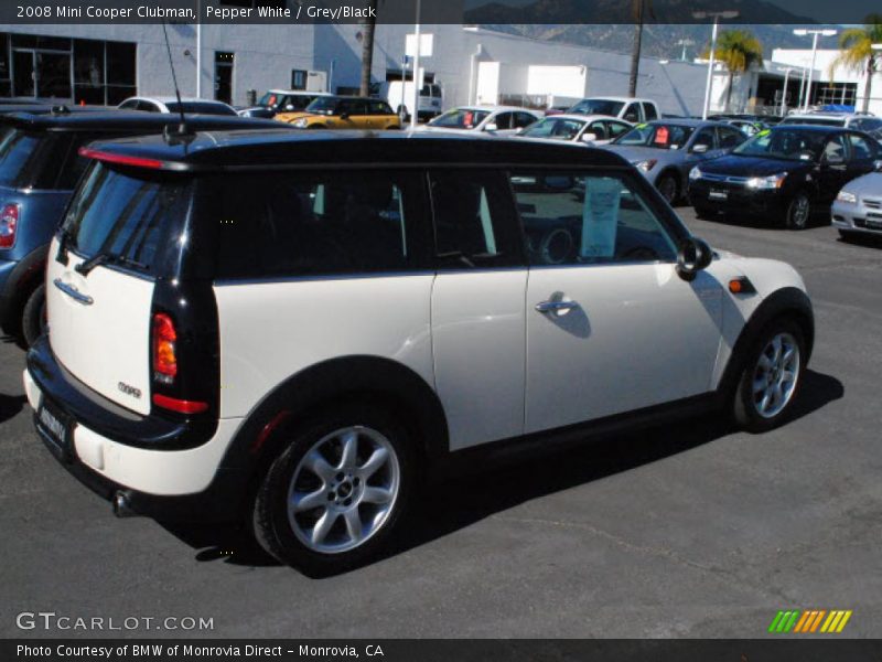 Pepper White / Grey/Black 2008 Mini Cooper Clubman