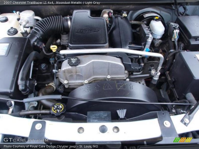 Moondust Metallic / Light Gray 2007 Chevrolet TrailBlazer LS 4x4
