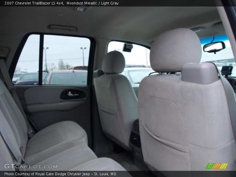 Moondust Metallic / Light Gray 2007 Chevrolet TrailBlazer LS 4x4