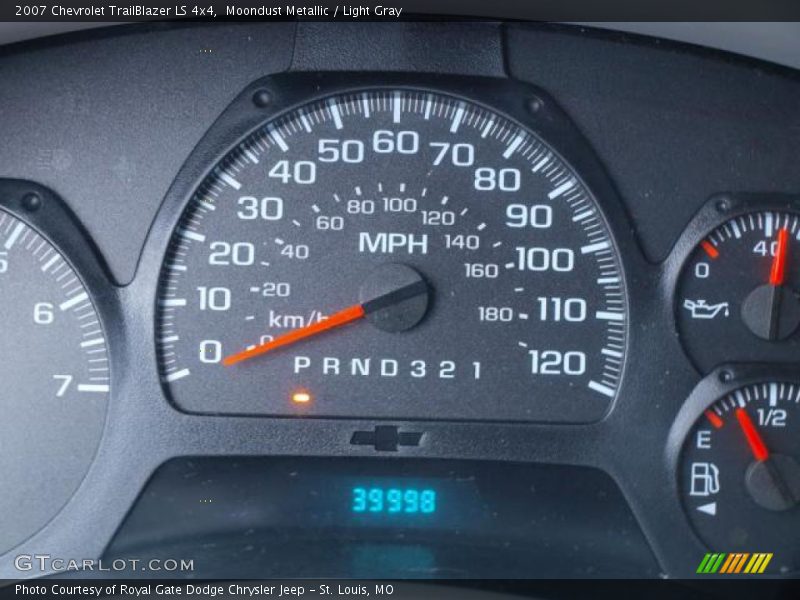 Moondust Metallic / Light Gray 2007 Chevrolet TrailBlazer LS 4x4