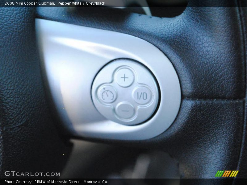 Pepper White / Grey/Black 2008 Mini Cooper Clubman