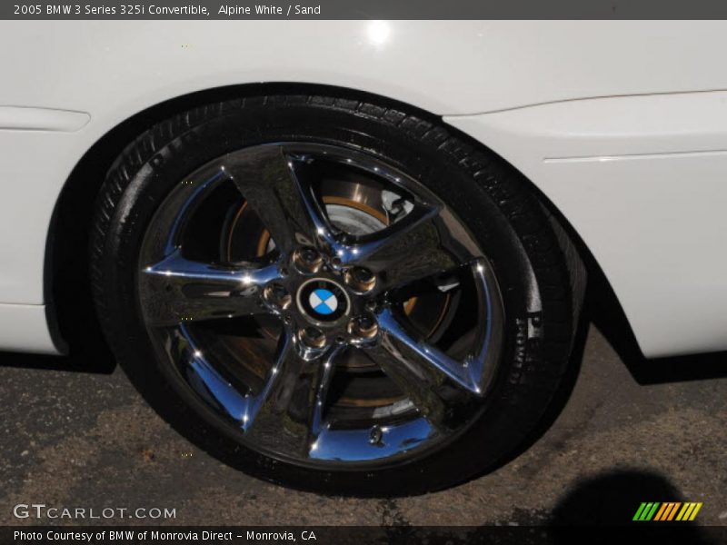 Alpine White / Sand 2005 BMW 3 Series 325i Convertible