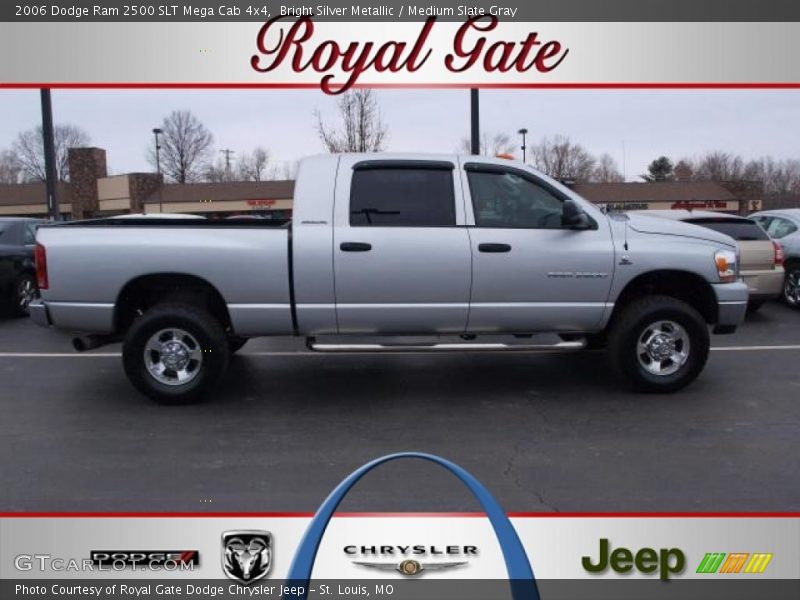 Bright Silver Metallic / Medium Slate Gray 2006 Dodge Ram 2500 SLT Mega Cab 4x4