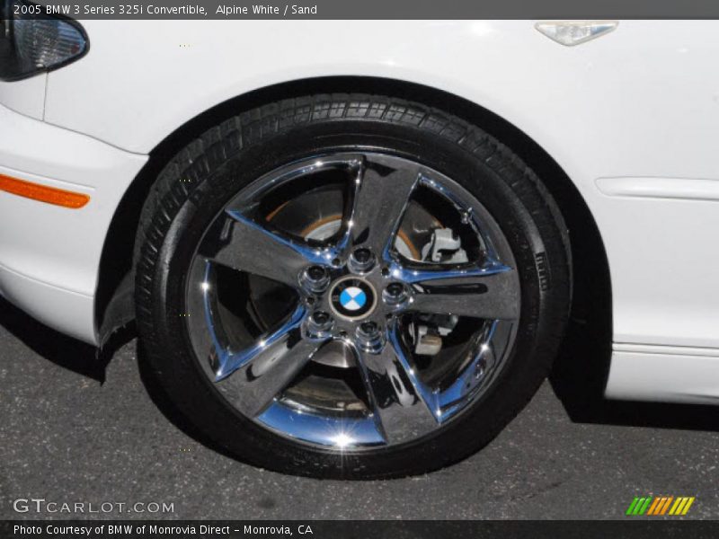 Alpine White / Sand 2005 BMW 3 Series 325i Convertible