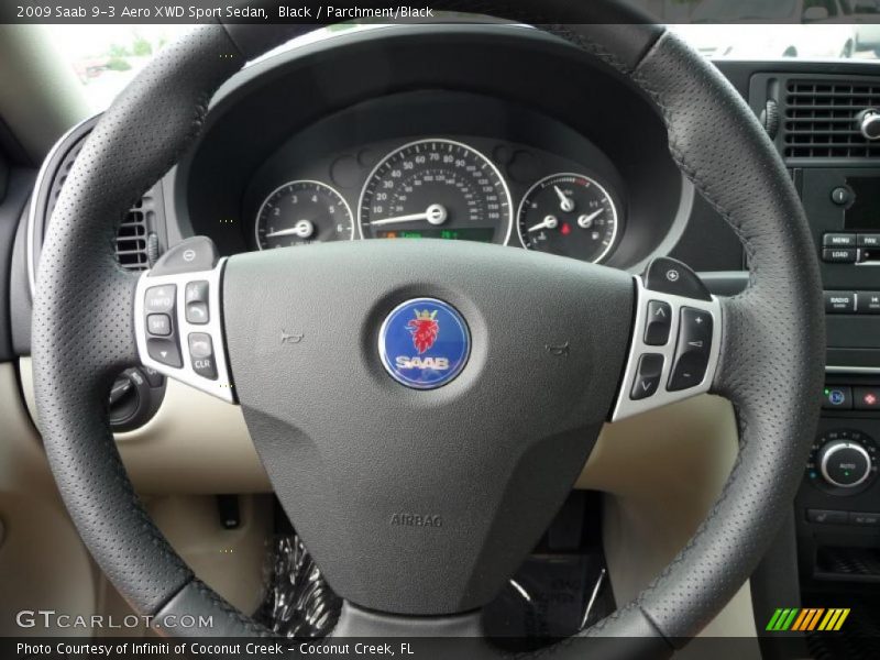  2009 9-3 Aero XWD Sport Sedan Steering Wheel
