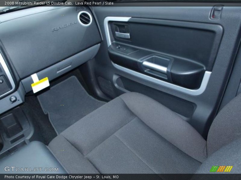 Lava Red Pearl / Slate 2008 Mitsubishi Raider LS Double Cab