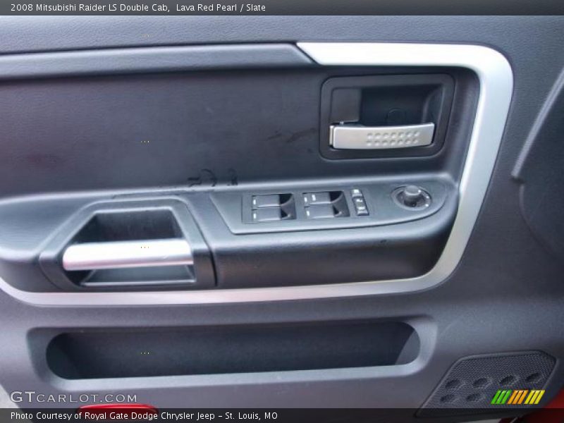 Lava Red Pearl / Slate 2008 Mitsubishi Raider LS Double Cab