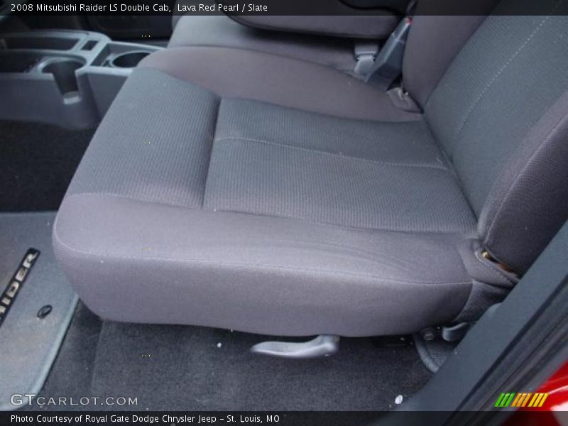 Lava Red Pearl / Slate 2008 Mitsubishi Raider LS Double Cab