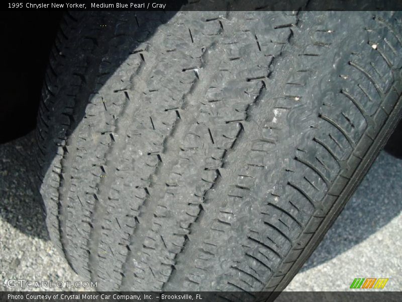 Medium Blue Pearl / Gray 1995 Chrysler New Yorker