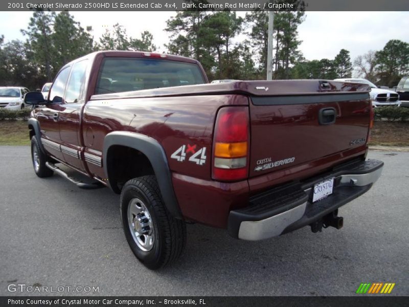  2001 Silverado 2500HD LS Extended Cab 4x4 Dark Carmine Red Metallic