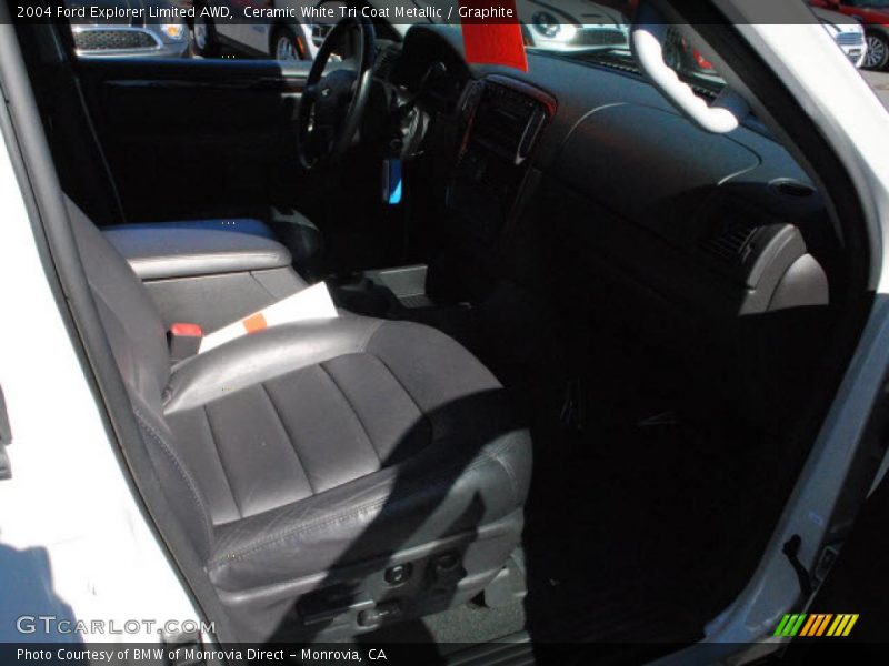 Ceramic White Tri Coat Metallic / Graphite 2004 Ford Explorer Limited AWD