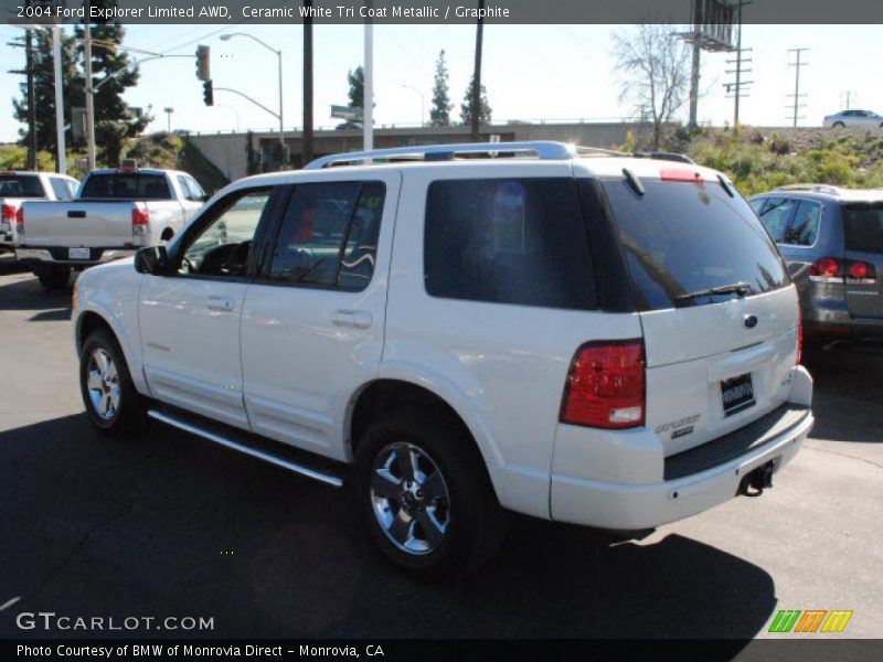 Ceramic White Tri Coat Metallic / Graphite 2004 Ford Explorer Limited AWD