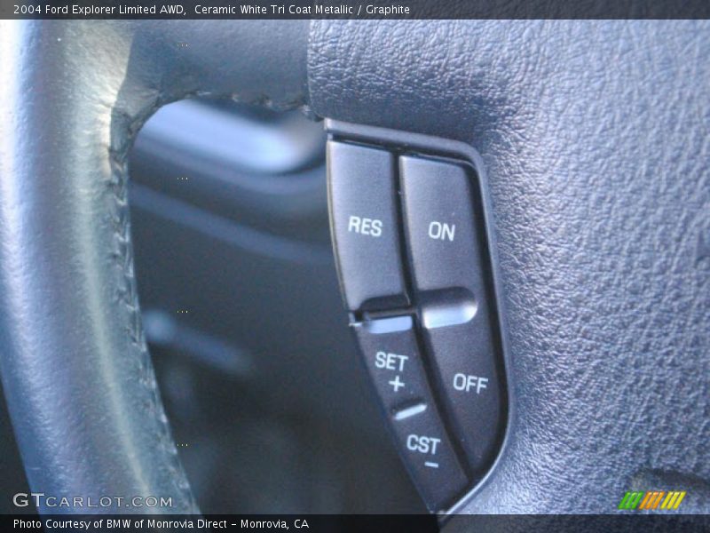 Controls of 2004 Explorer Limited AWD