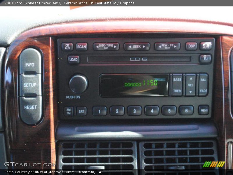 Controls of 2004 Explorer Limited AWD