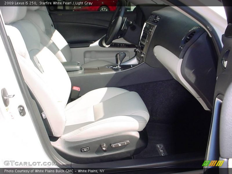 Starfire White Pearl / Light Gray 2009 Lexus IS 250