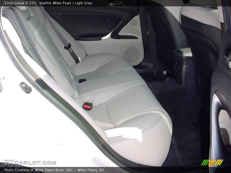Starfire White Pearl / Light Gray 2009 Lexus IS 250