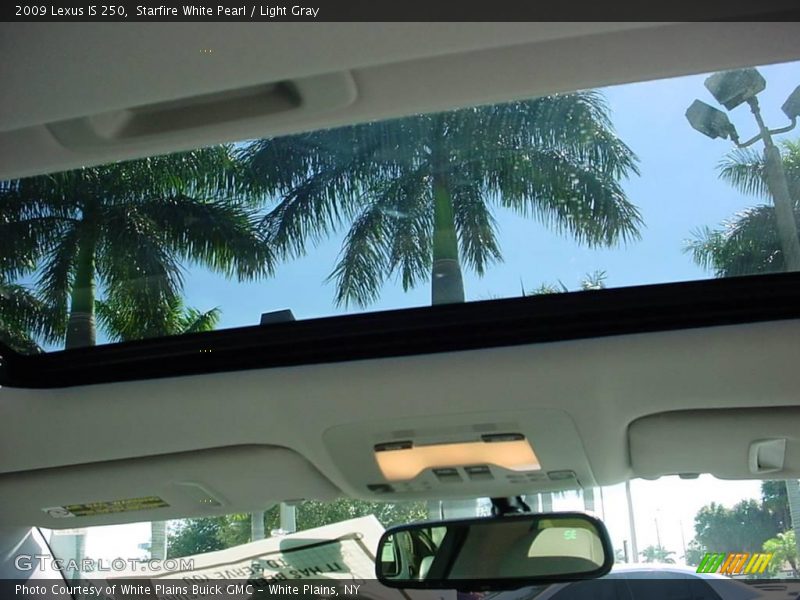 Starfire White Pearl / Light Gray 2009 Lexus IS 250