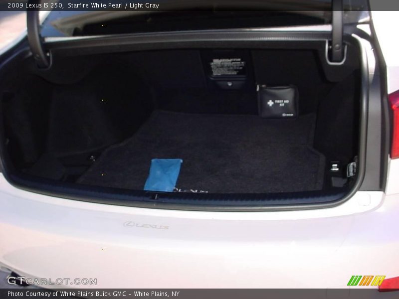 Starfire White Pearl / Light Gray 2009 Lexus IS 250