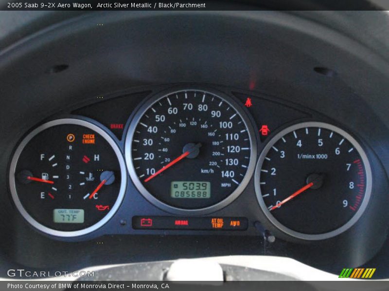  2005 9-2X Aero Wagon Aero Wagon Gauges