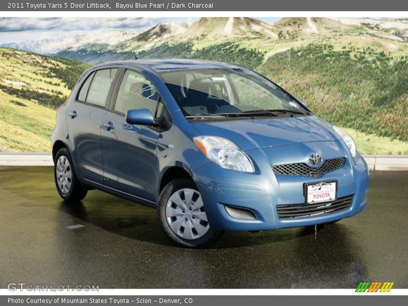 Front 3/4 View of 2011 Yaris 5 Door Liftback