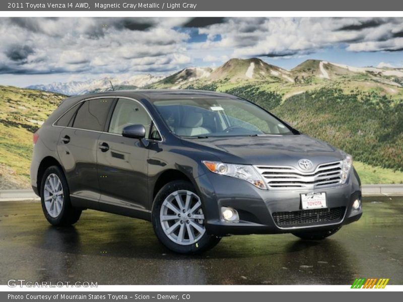 Magnetic Gray Metallic / Light Gray 2011 Toyota Venza I4 AWD