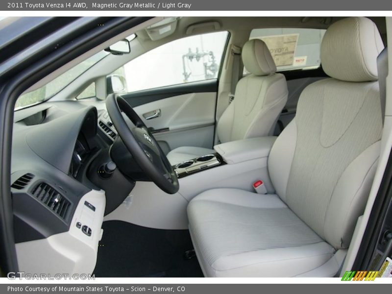 Magnetic Gray Metallic / Light Gray 2011 Toyota Venza I4 AWD