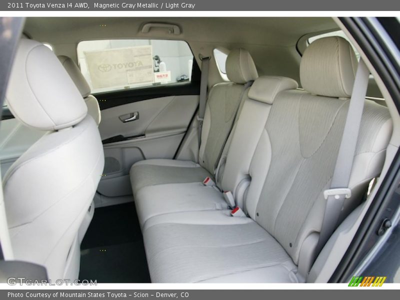 Magnetic Gray Metallic / Light Gray 2011 Toyota Venza I4 AWD
