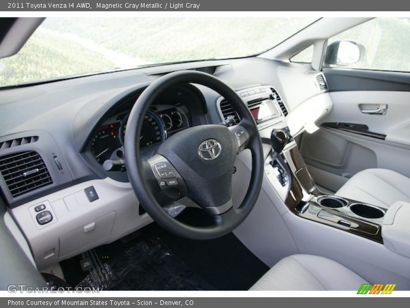 Magnetic Gray Metallic / Light Gray 2011 Toyota Venza I4 AWD