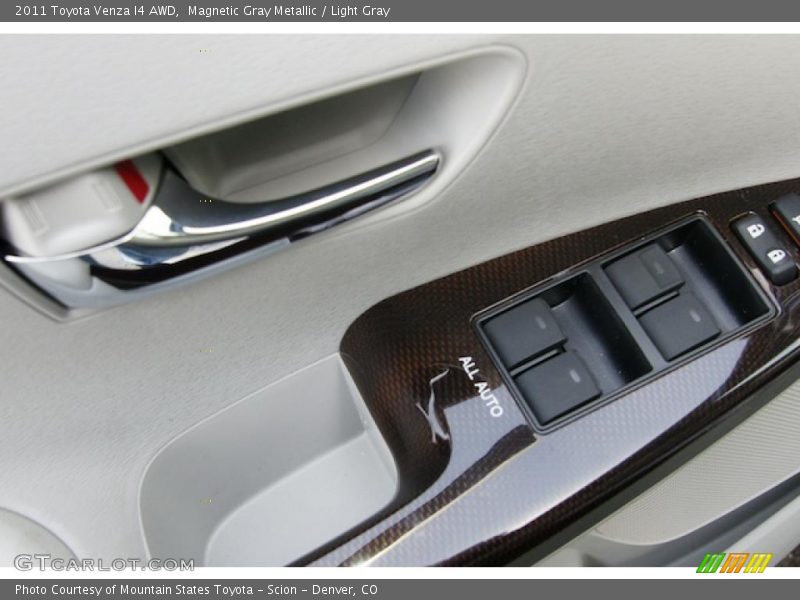 Magnetic Gray Metallic / Light Gray 2011 Toyota Venza I4 AWD