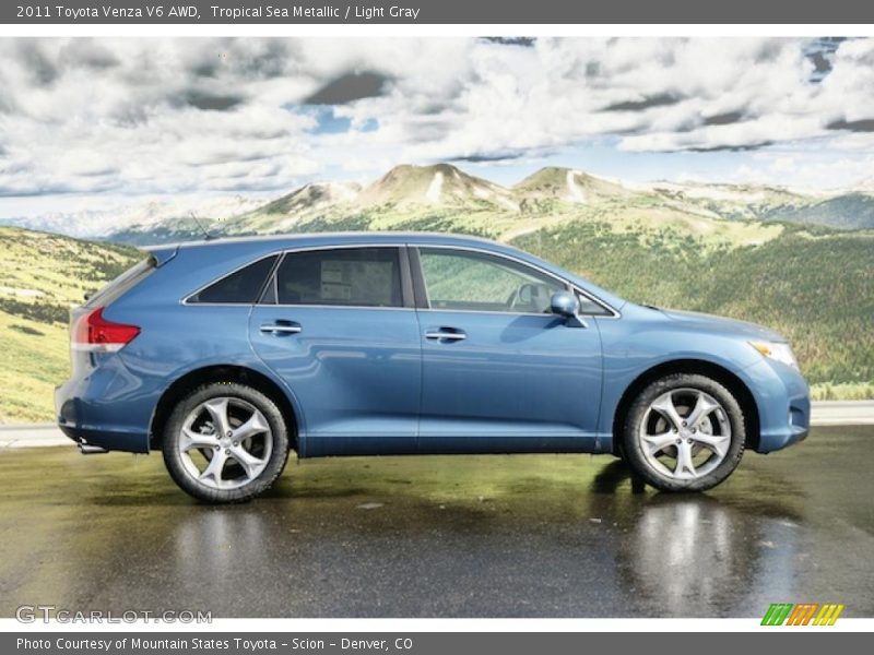 Tropical Sea Metallic / Light Gray 2011 Toyota Venza V6 AWD
