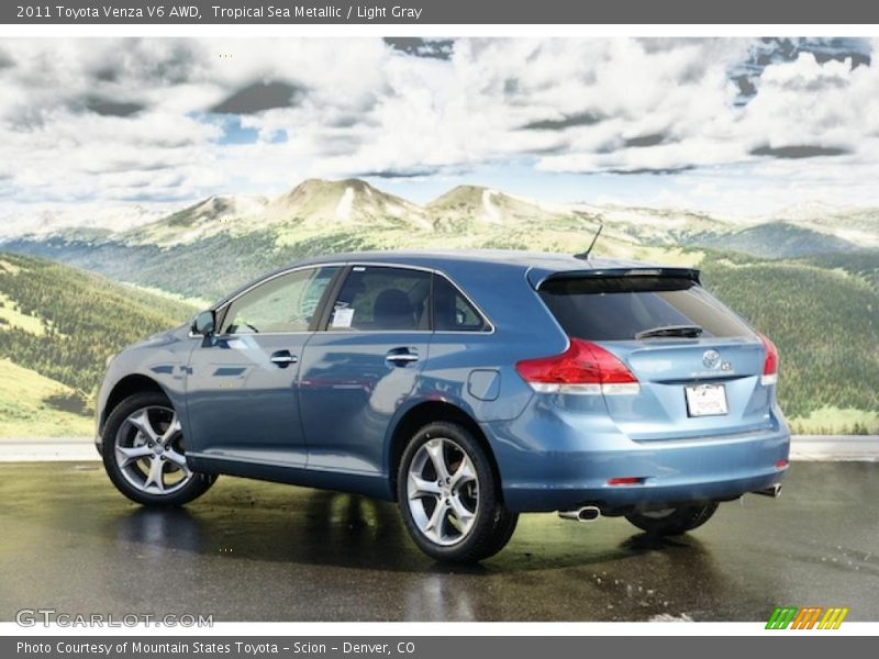 Tropical Sea Metallic / Light Gray 2011 Toyota Venza V6 AWD