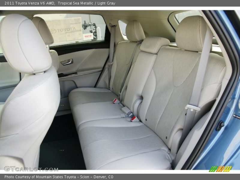 Tropical Sea Metallic / Light Gray 2011 Toyota Venza V6 AWD