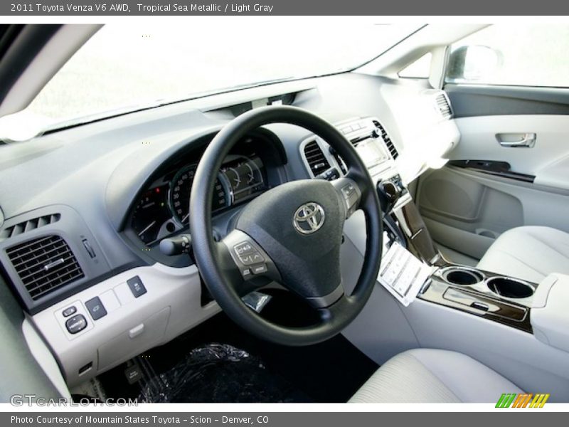 Tropical Sea Metallic / Light Gray 2011 Toyota Venza V6 AWD