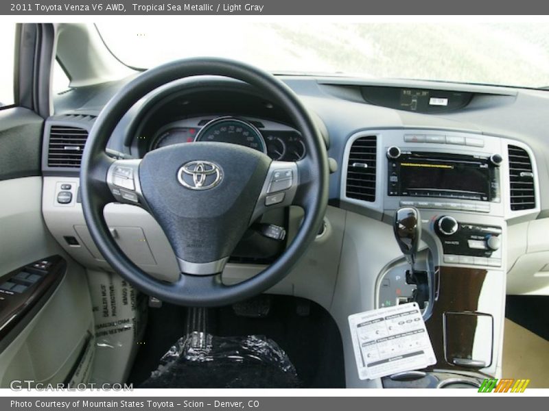 Tropical Sea Metallic / Light Gray 2011 Toyota Venza V6 AWD