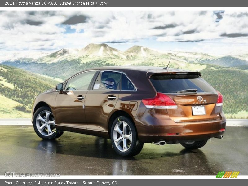 Sunset Bronze Mica / Ivory 2011 Toyota Venza V6 AWD