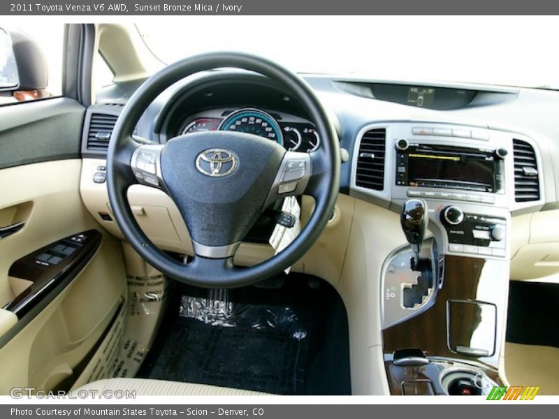 Sunset Bronze Mica / Ivory 2011 Toyota Venza V6 AWD