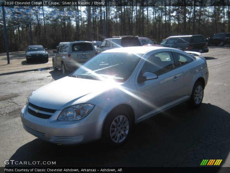 Silver Ice Metallic / Ebony 2010 Chevrolet Cobalt LT Coupe
