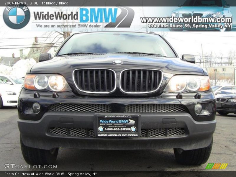 Jet Black / Black 2004 BMW X5 3.0i