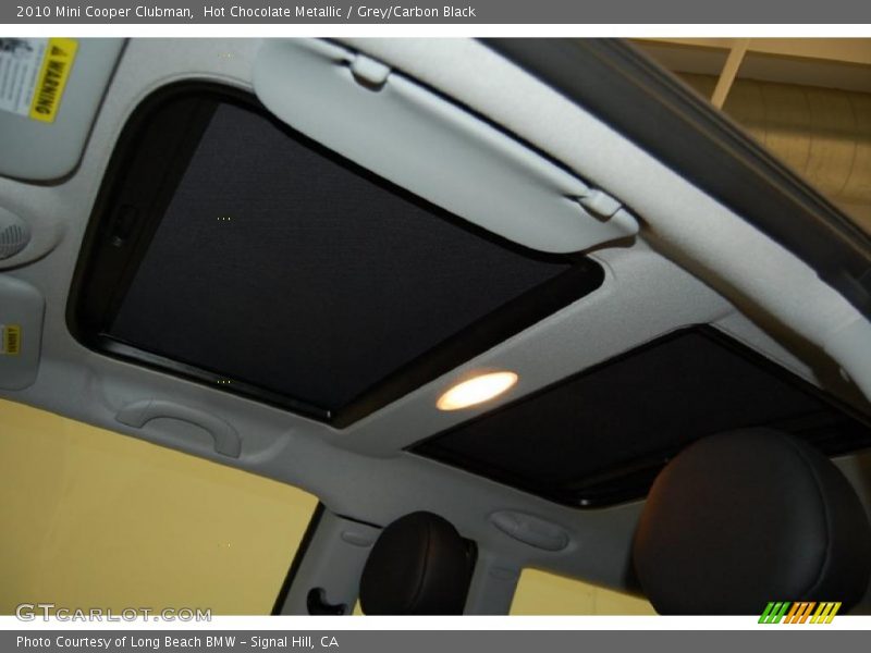Hot Chocolate Metallic / Grey/Carbon Black 2010 Mini Cooper Clubman