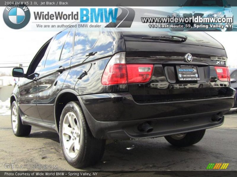 Jet Black / Black 2004 BMW X5 3.0i