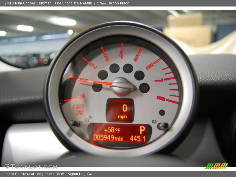 Hot Chocolate Metallic / Grey/Carbon Black 2010 Mini Cooper Clubman