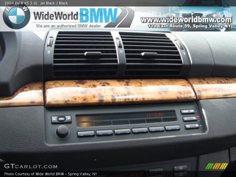 Jet Black / Black 2004 BMW X5 3.0i
