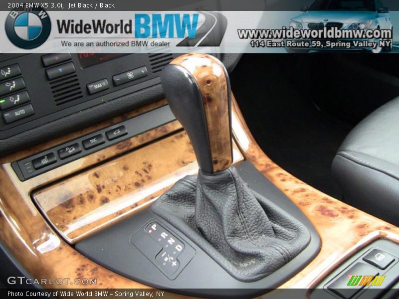 Jet Black / Black 2004 BMW X5 3.0i