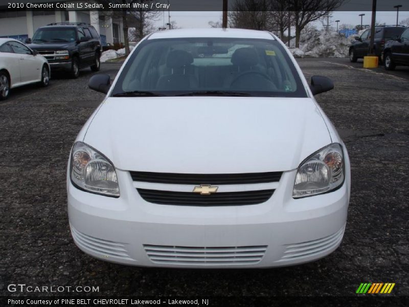 Summit White / Gray 2010 Chevrolet Cobalt LS Sedan