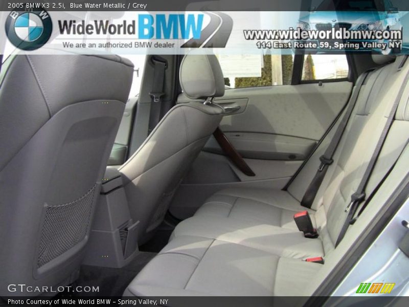 Blue Water Metallic / Grey 2005 BMW X3 2.5i