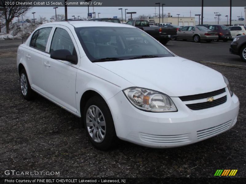 Summit White / Gray 2010 Chevrolet Cobalt LS Sedan