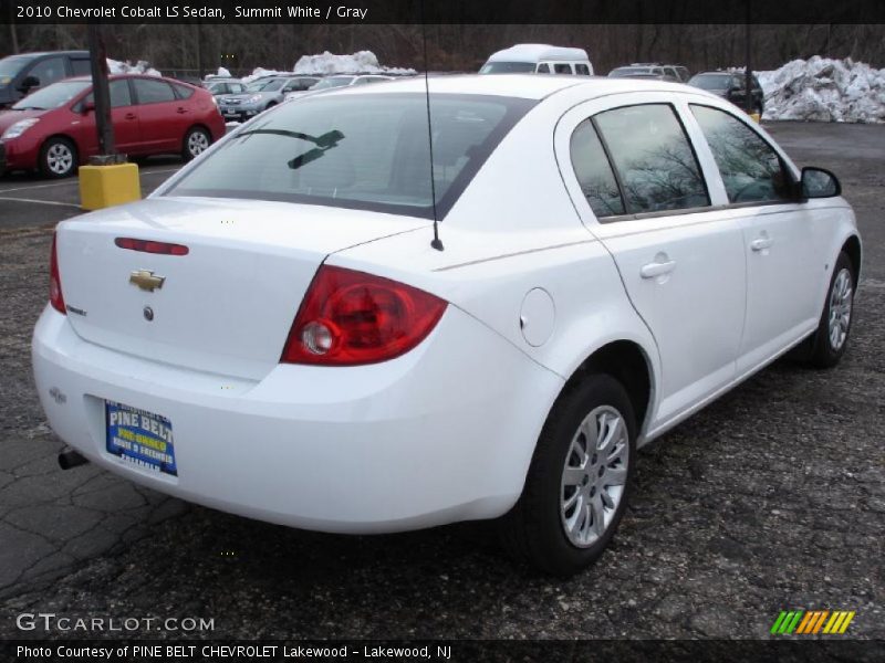 Summit White / Gray 2010 Chevrolet Cobalt LS Sedan