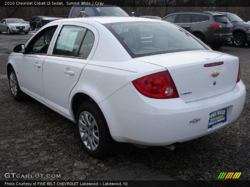 Summit White / Gray 2010 Chevrolet Cobalt LS Sedan