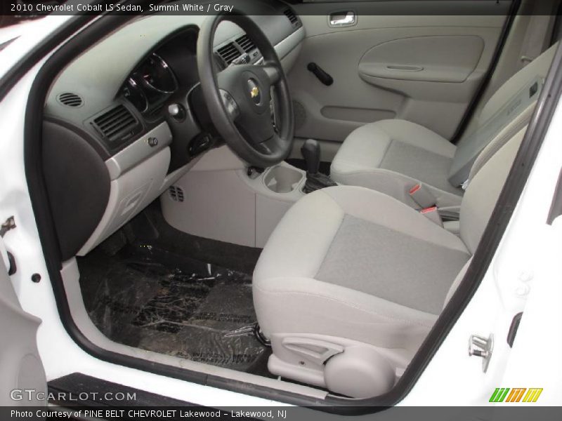 Summit White / Gray 2010 Chevrolet Cobalt LS Sedan