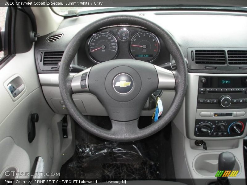 Summit White / Gray 2010 Chevrolet Cobalt LS Sedan